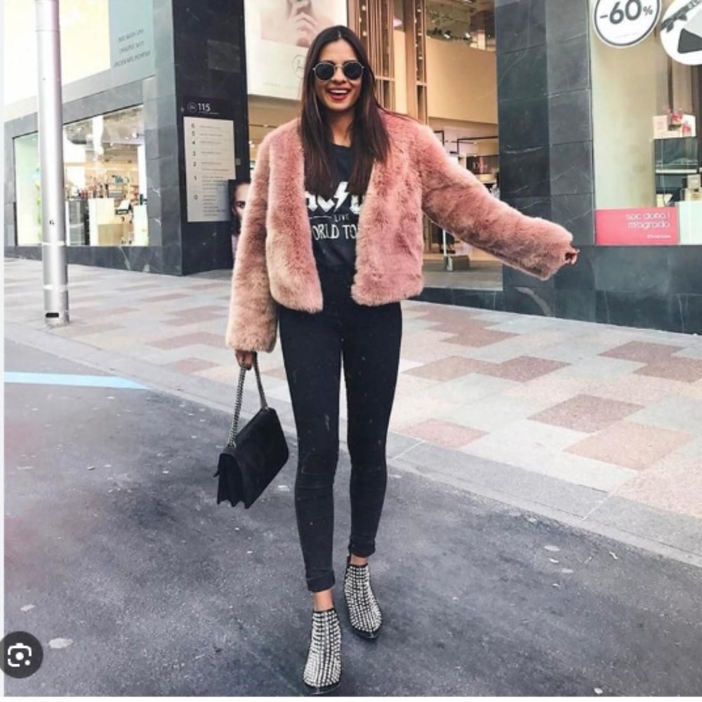 H&M Fuzzy Pink Jacket - Picture 10 of 10